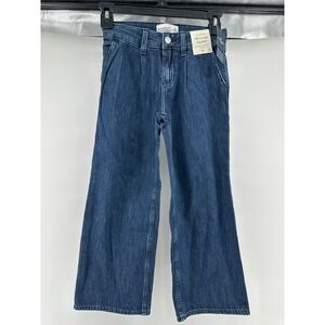 Abercrombie & Fitch Kids High Rise Ultra Wide‎ Leg 7/8 Reg Medium Wash NWT